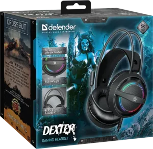Defender - Gamer fejhallgató Dexter