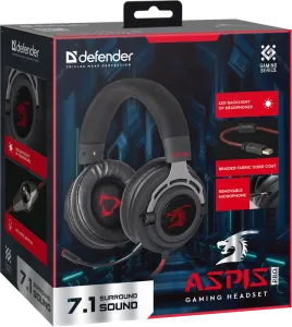 Defender - Gamer fejhallgató Aspis Pro