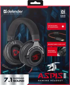 Defender - Gamer fejhallgató Aspis Pro