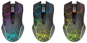Defender - Vezeték nélküli gamer egér Commander GM-511