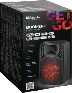 Defender - Hordozható hangszóró Boomer 10