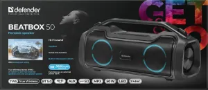 Defender - Hordozható hangszóró Beatbox 50