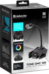 Defender - Gaming stream mikrofon Tone GMC 100