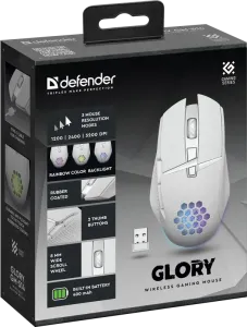 Defender - Vezeték nélküli gamer egér Glory GM-514