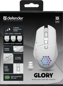 Defender - Vezeték nélküli gamer egér Glory GM-514