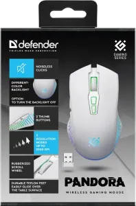 Defender - Vezeték nélküli gamer egér Pandora GM-502
