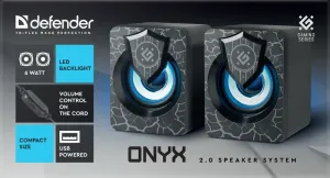 Defender - 2.0 hangszórórendszer Onyx
