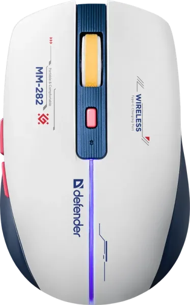 Defender - Vezeték nélküli gamer egér Dila MM-282