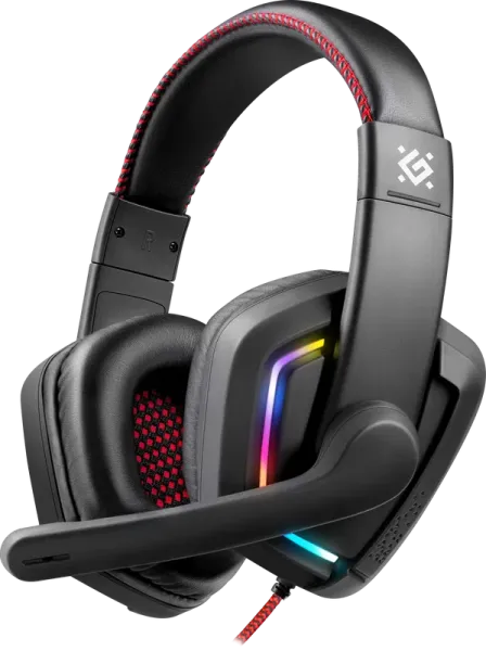 Defender - Gamer fejhallgató Quake LED