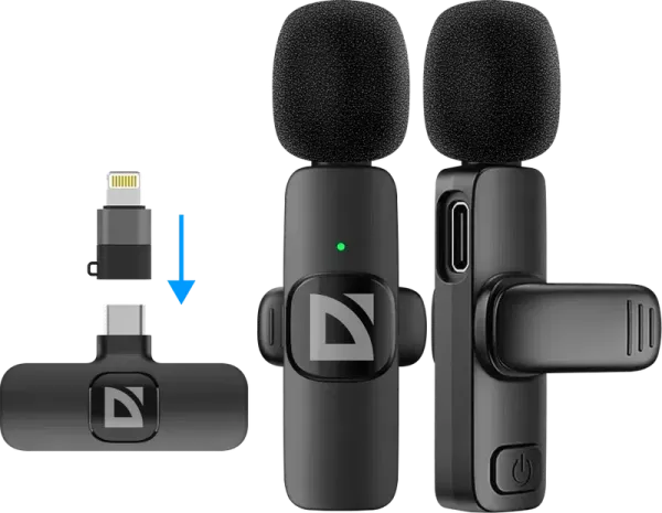 Defender - Csíptetős mikrofonok Talky-138