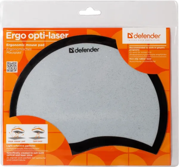 Defender - Egérpad Ergo opti-laser Defender - Egérpad Ergo opti-laser