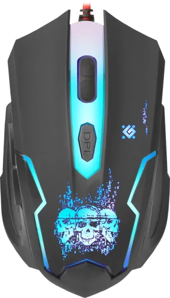 Defender - Vezetékes gamer egér Skull GM-180L Defender - Vezetékes gamer egér Skull GM-180L