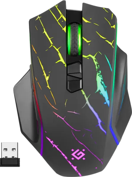 Defender - Vezeték nélküli gamer egér Uran GM-503